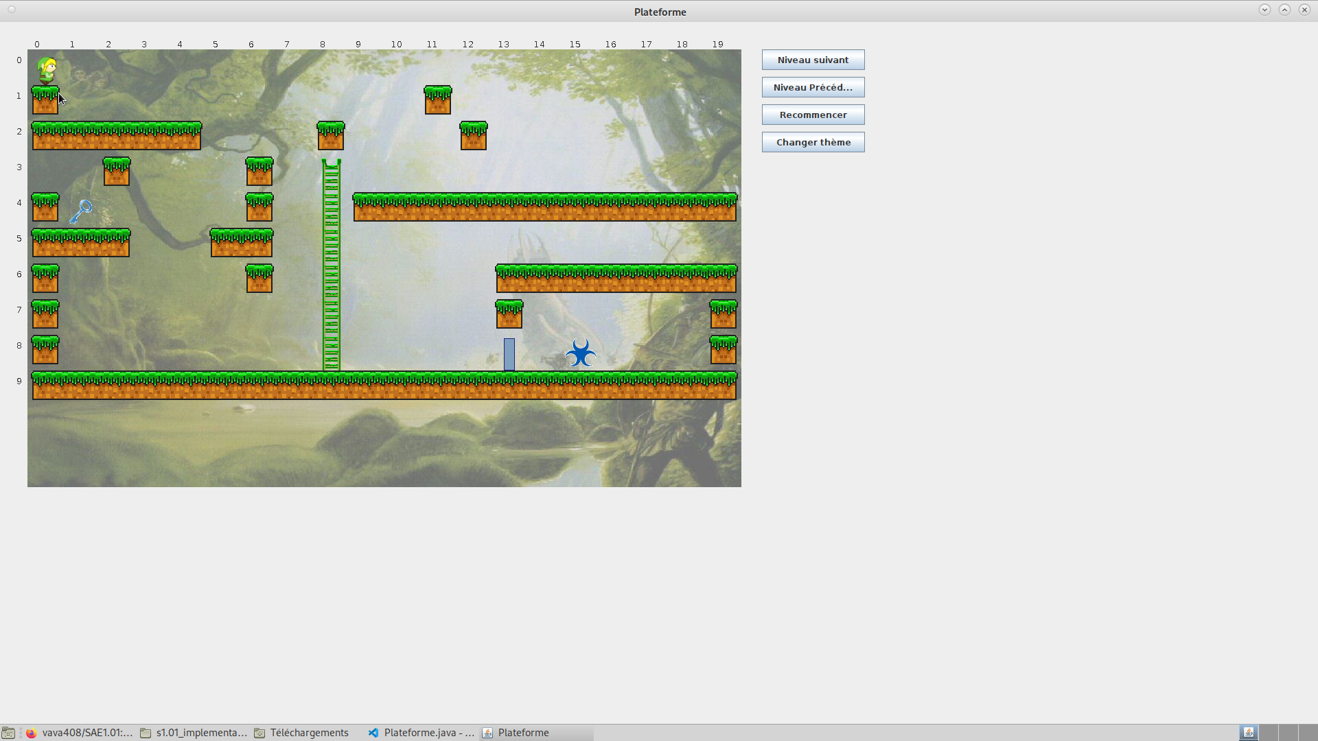 Capture d'écran du projet